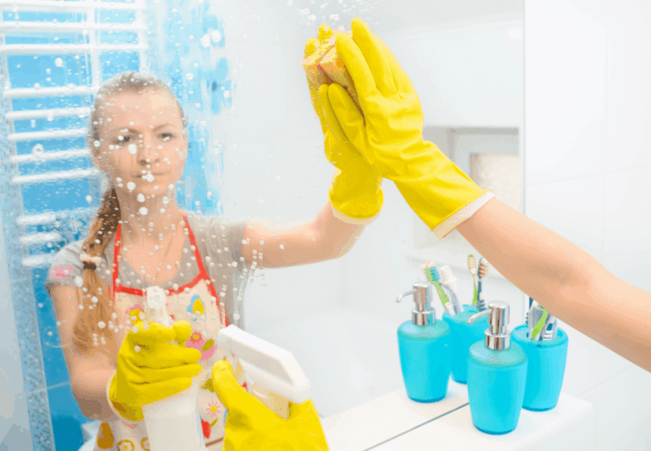 تاثیر آب سخت بر آینه